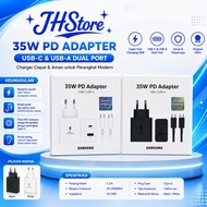 Charger 35W PD Adapter Samsung USB-C + USB-A with Type-C to Type-C Cable