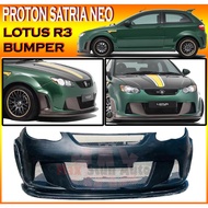 PROTON SATRIA NEO LOTUS R3 LOOK FRONT BUMPER (LOTUS R-3) MATERIAL FIBER BUMPER DEPAN SATRIA NEO CAR 