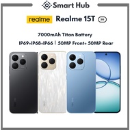 realme 15T 7000mAh 5G Smartphone Titan Battery IP69 Waterproof 4ooonit 4R Comfort+ AMOLED