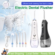 Water Flosser for Teeth Cordless Waterproof Dental Oral Irrigator Tooth Cleaner with 5 Modes,300ML W