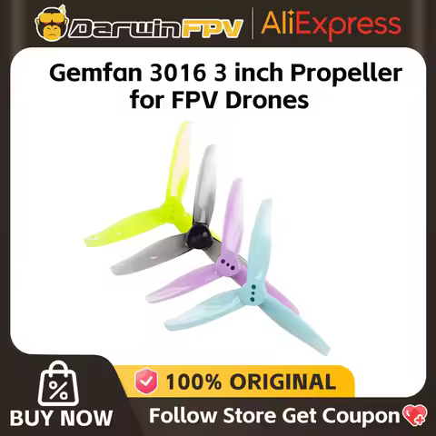 DarwinFPV 3016 Propeller with 1.5m Mounting Hole 3 inch 3-Paddle CW CCW PC Props For FPV Racing Dron