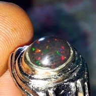 cincin kalimaya banten asli/kalimaya black opal banten/batu kalimaya