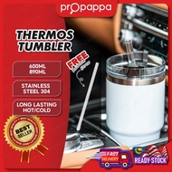 Propappa - 🔥🔥Stainless Steel Thermos Cup Tumbler Cup with Straw Ice Cup Cool Hot Tumbler Thermos Bot