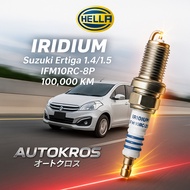 หัวเทียน Suzuki Ertiga 1.4/1.5 อิริเดียม Hella IFM10RC-8P 100000 กม. แท้ ชุด 4 หัว