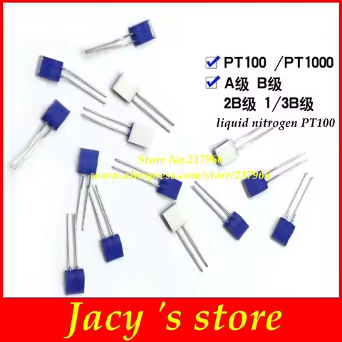 PT100 Temperature Sensor, Platinum Resistance PT1000, Temperature Range - 70~500 Degrees A B 2B Clas