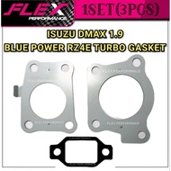 ISUZU DMAX 1.9 BLUE POWER RZ4E TURBO GASKET 3PCS SET 4X4 4X2 1900CC STEEL CAR KERETA FLEX PERFORMANC