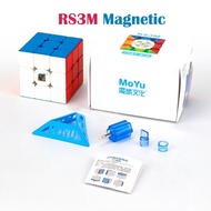 MoYu RS3M V5 3x3 Magnetic Cube Professional RS3M V5 MagLev Ball-Core UV 3x3x3 Cube Puzzle Boy's Toys