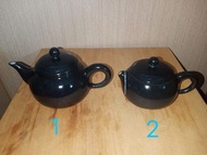台灣黑膽石茶壺（一對）