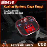 Car Power Inverter Pengisi Daya Inverter 200W 12V / 24V Colokan Cas Charger Mobil Power Converter 4U