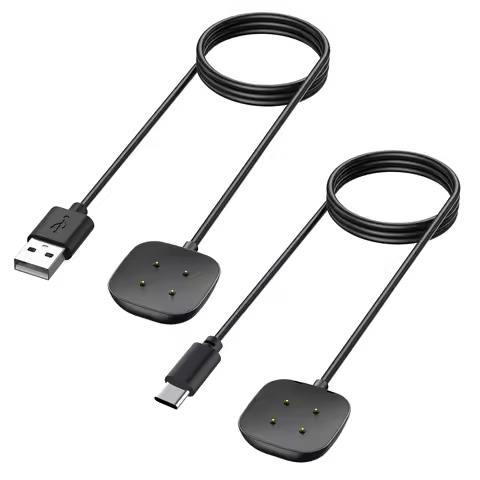 USB Type C Plug Magnetic Charger Dock For Fitbit Versa 4/Versa 3/Sense 2 1 Charging Cable For Fitbit