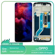 For OPPO A12 2020/A12S Global LCD Display Screen Touch Digitizer Assembly For 6.22 inch OPPO A11K With Frame Replace