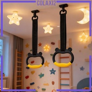 [Colaxi2] Gymnastics Rings Pull up Rings Adjustable Strap Bearing Capacity 881.85lbs