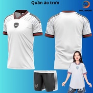 (Vải thun mè) Áo bóng đá CLB Arsenal trắng đỏ đen 2024/2025 áo bóng đá in tên số theo yêu cầu ĐHL SP