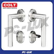 COLT มือจับก้านโยกเพลทห้องทั่วไปสเตนเลส 304 Mortise  รุ่น S02-103SB (R+L) Single ขนาด 45 x 85 มม.