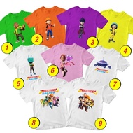 Baju Budak Boboiboy Galaxy Characters Yaya Adu du BoboiBoy Ying Gopal Ochobot Papa Zola Probe Fang T