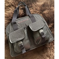 Authentic Preloved Fila Black Duffle Sports Bag