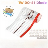 50pcs 1W Zener Diode 3V 3.3V 3.6V 5.1V 5.6V 7.5V 10V 12V 13V 15V 16V 18V 20V 22V 24V 30V 33V 47V Vol