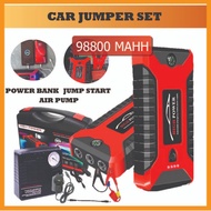 [Car Accessories] 99800Mah Car Jumper Car PowerBank Multi function Car Pump Starter Car Tyre Jumper 