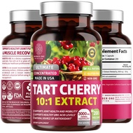 N1N Premium Tart Cherry Extract Capsules, 200 Veg Caps, 3000 mg [10X Concentrated Extract] Powerful 
