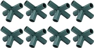 Garden Plant Support Joint, 8PCS 5 Way Garden Plant Stake Connector for Gardening Accessory for Swimming Pool Products for Home Greenhouses