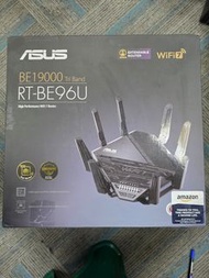 美版水货ASUS ROG Rapture GT-BE96U  BE16000 Wi-Fi 7 三頻無線電競路由器