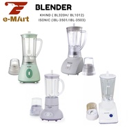 Blender 1.0Litres & 1.5 Litres (Isonic / Khind) Mesin Pengisar ( IBL3503 / BL320 / BL1012 / BL1016 /