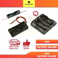 [MaxShure] AAA Battery Holder - 1 / 2 / 4 Slots Battery AAA Holder with Wire Lead ONLY