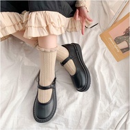 HA8 ▲☈Lolita Japanese small leather shoes schoolgirl Korean version of the new retro hundred flat co