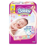 Tã dán sơ sinh Bobby XS70 - Lõi nén thần kỳ 3mm mới