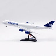JC Wings 1: 200 Pan Asian Banner Airlines Boeing B747-8F N850GT Alloy Aircraft Model