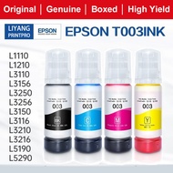 [Wholesale] 100% Original Epson 003 Ink 65ml Genuine Refill Ink L3210/L1110/L3110/L3120 Printer