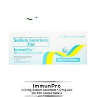 CODNEW❀△❁ImmunPro Vitamin C with Zinc (100pcs. Film Coated Tablets)