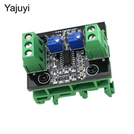 Yajuyi SiaBiced Current to Voltage Converter Module Signal Transmitter 4-20mA 0-5V with Base