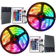 5050RGB Light strip battery box led Light strip set strip light with battery power WF5T