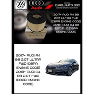 (100%ORI)VOLKSWAGEN/AUDI AIR FILTER (A4 B9 2.0T FWD, DBPA)Audi A4 B9 2.0T Ultra FWD/ Audi A4 B9 2.0(