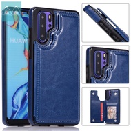 Wallet Case For Huawei P30 / P30 Pro / P30 Lite with Card Holder PU Leather Kickstand Double Magneti