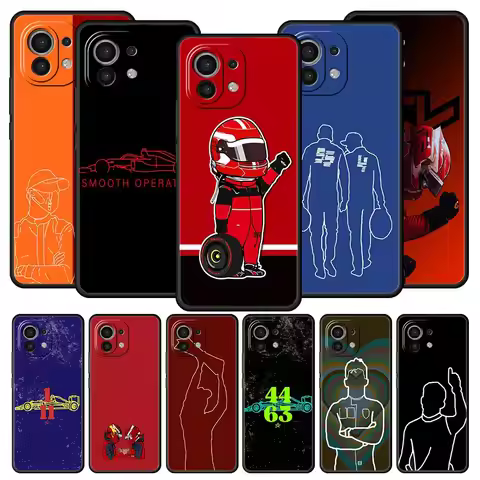 F1 Number 33 Phone Case For Xiaomi 14 13T 12T Pro 12 13 11 Ultra Mi Note 10 Lite 10T 5G 11X Pro 11T 