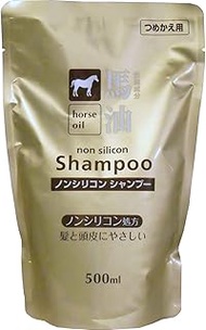 Kumano Horse Oil Shampoo Refill, 500ml