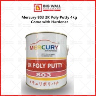 Mercury 803 2K Poly Putty 4kg with hardener (Big Wall Hardware)