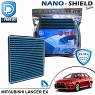 D Filter กรองแอร์ ใช้สำหรับ Mitsubishi มิตซูบิชิ แลนเซอร์ Lancer EX สูตรนาโน ผสม คาร์บอน (D Protect