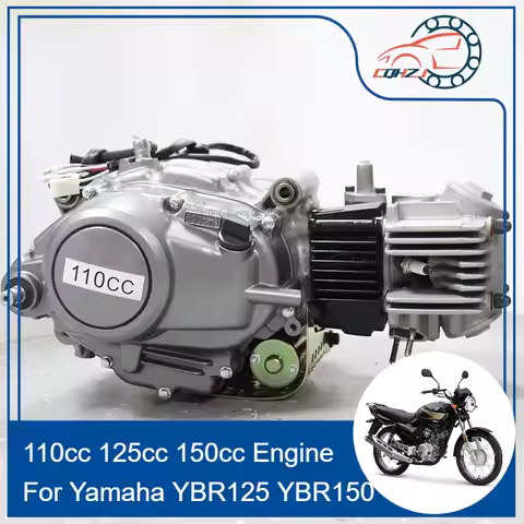 CQHZJ Motorcycle Complete Engine 110cc 125cc 150cc For YAMAHA YBR125 YBR150 C8 JY110 4 Stroke Engine