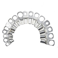 10/30pcs SC4 SC6 SC10 SC16 SC25 SC35 Copper and silver Lug Ring Wire Connector Cable Lugs Battery Te