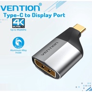 Vention Converter Adapter USB Type C to Display Port 4K 60Hz Aluminum Alloy Type C Male to DP Female