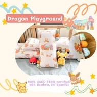 Baby Toddler Bamboo Pillow Dragon Playground - Hypoallergenic, Soft and Cooling