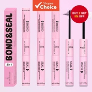 Lash Cluster Glue 1-3Pcs 10ml Bond And Seal, 2-In-1 Waterproof Eyelash Adhesive For Strong Hold Home