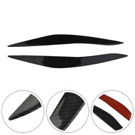 Fog Eyelid Refit Black Car Trim Parts Pair For BMW 5 Series F10 2010-2013