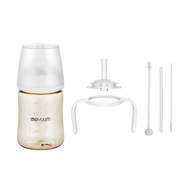 MOYUUM Gen3 ขวดนมเด็ก Premium PPSU โมยูม ALL IN ONE ขนาด 170ML (ลาย Basic) พร้อมจุก Stage1 สำหรับ 0-