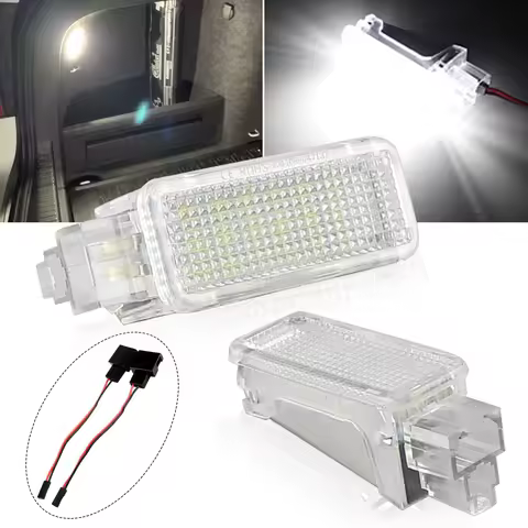 1/2PCS Led Luggage Compartment Glove Box Lamps Interior Door Light For Audi A2 A3 S3 A4 B5 B6 B7 B8 