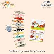 MATA Sunbabes Eyemask Baby CharacterBaby Eye Coverbaby sun glasses CODE W5B7