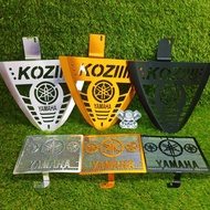 KOZI ENGINE GUARD & FOCUS-R COOLANT NET SET YAMAHA LC135 BLACK/GOLD/SILVER